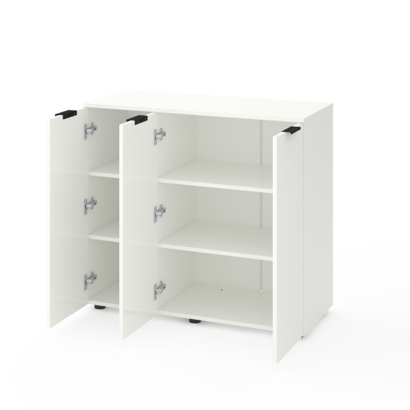 Комод тридверний Білий -
                                                        Фото 2