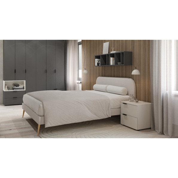 Полка навесная на 6 ячеек Антрацит -
                                                        Фото 2