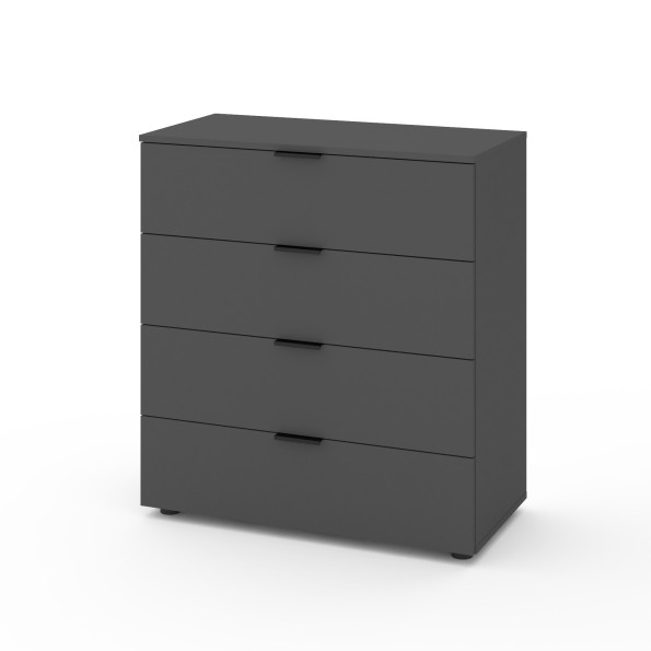 Комод на четыри ящика Антрацит -
                                                        Фото 1