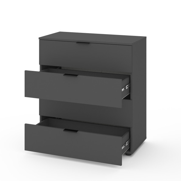 Комод на чотири шухляди Антрацит -
                                                        Фото 2