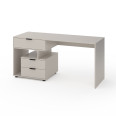 Стол с 3 выдвижными ящиками слева 160х60х76 см Кашемир