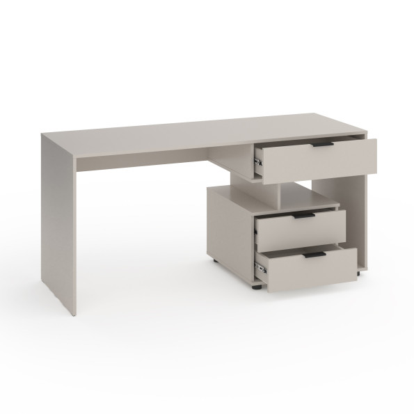 Стіл з 3 висувними ящиками праворуч 160х60х76 см Кашемір -
                                                        Фото 2