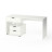 Стіл з 3 висувними ящиками зліва 160х60х76 см Білий
