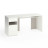 Стіл з тумбою зліва 160х60х76 см Білий-Кашемір