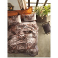 Комплект постільної білизни Cotton Box Dijital Saten Tosca Tarcin 200x220