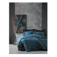 Комплект постільної білизни Cotton Box Plain Petrol Siyah 200x220