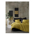 Комплект постільної білизни Cotton Box Plain Hardal Siyah 200x220