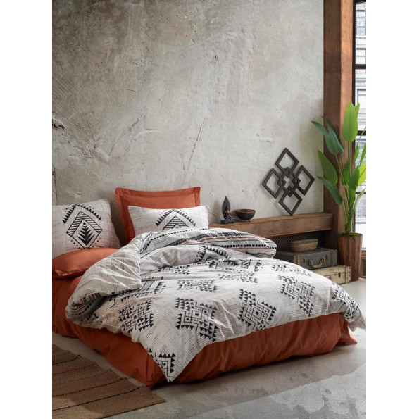 Комплект постельного белья Cotton Box Ethnic Lenuta Tarcin 200x220