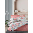 Комплект постільної білизни Cotton box Tetragon Pembe 200x220