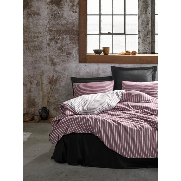 Комплект постільної білизни Cotton Box Bamboo Bordo 200x220
