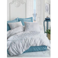 Комплект постельного белья Cotton Box Brode Perry Mint 200x220