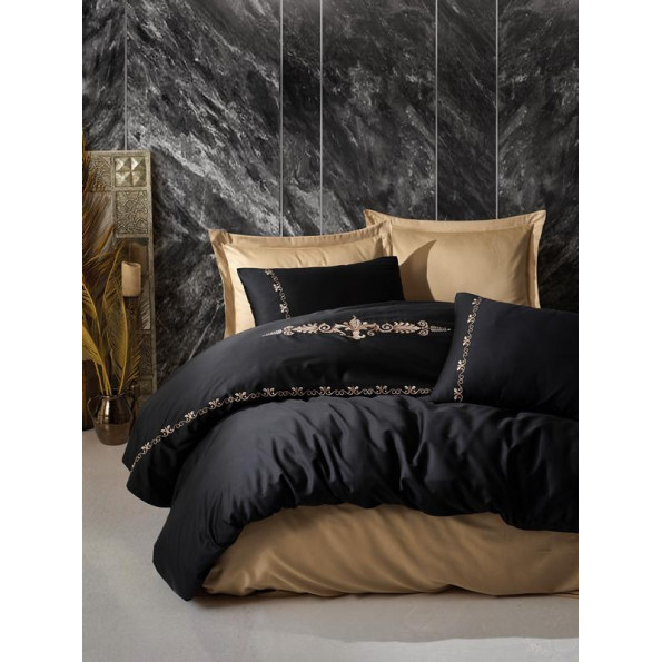 Комплект постельного белья Cotton Box Brode Gloria Gold 200x220
