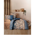 Комплект постельного белья Cotton Box Ezra Kahve 200x220