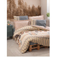 Комплект постільної білизни Cotton Box Ethnic Dakota Gri 200x220