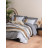 Комплект постільної білизни Cotton Box Toprak Asel Antrasit 200x220