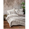 Комплект постільної білизни Cotton Box Toprak Aren Kahve 200x220