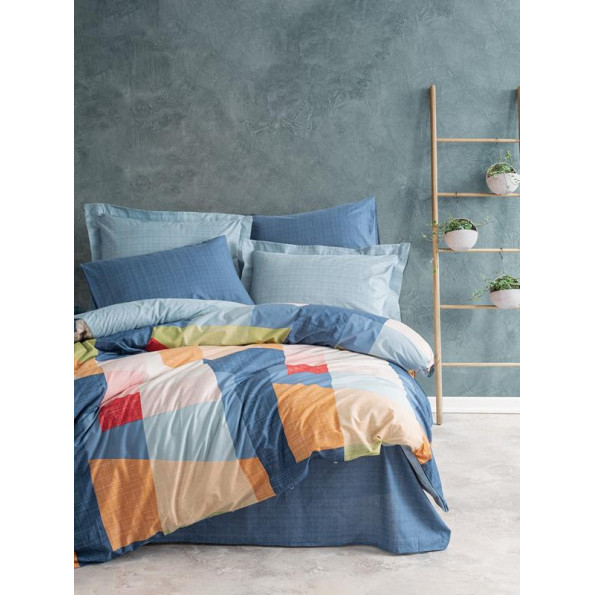 Комплект постільної білизни Cotton box Modern Cosy Mavi 200x220