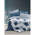 Комплект постільної білизни Cotton box Modern Solito Indigo 200x220