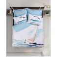 Комплект постільної білизни Cotton Box Maritime Sail Mavi 200x220