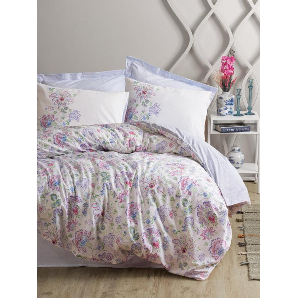 Комплект постільної білизни Cotton Box Bohem Adsila Mavi 200x220