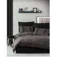 Комплект постельного белья Cotton Box Plain Bitter Antrasit Siyah 200x220