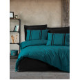 Комплект постільної білизни Cotton Box Plain Bitter Petrol Siyah 200x220