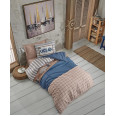 Комплект постельного белья Cotton Box Ocean Lacivert 160x220