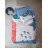 Комплект постільної білизни Cotton Box Astral Denim 160x220