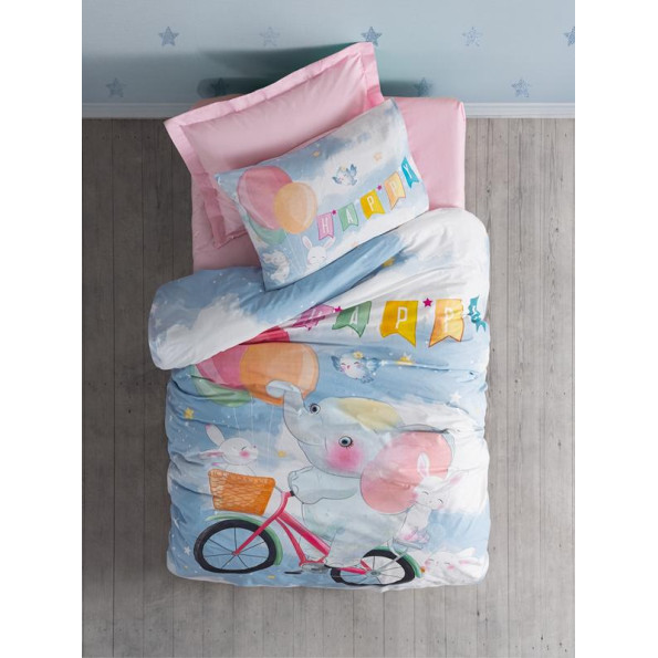 Комплект постельного белья Cotton Box Happy Pembe 160x220