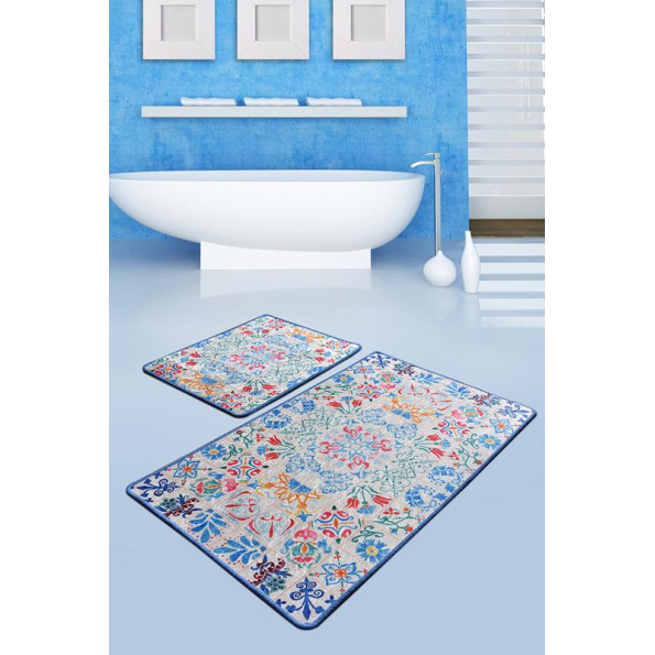 Набор ковриков для ванной Chilai Home CERAMICA DJT 60x100 см + 50x60 см Набор ковриков для ванной Chilai Home CERAMICA DJT 60x100 см + 50x60 см