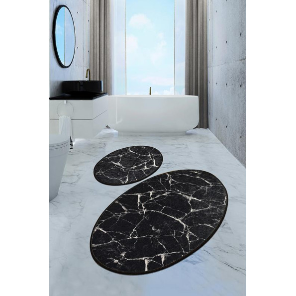 Набор ковриков для ванной Chilai Home MARBLE DJT 60x100 см + 50x60 см Набор ковриков для ванной Chilai Home MARBLE DJT 60x100 см + 50x60 см