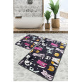 Набор ковриков для ванной Chilai Home PARK CAT BANYO HALISI DJT 60x100 см + 50x60 см