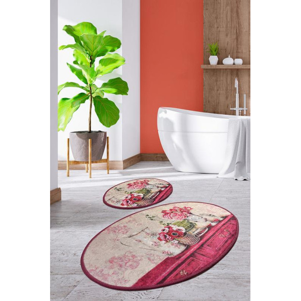 Набір ковриків для ванної кімнати Chilai Home VINTAGE DJT 60x100 см + 50x60 см
