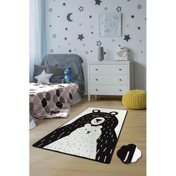 Коврик в детскую комнату Chilai Home BEARS BEYAZ 100*160