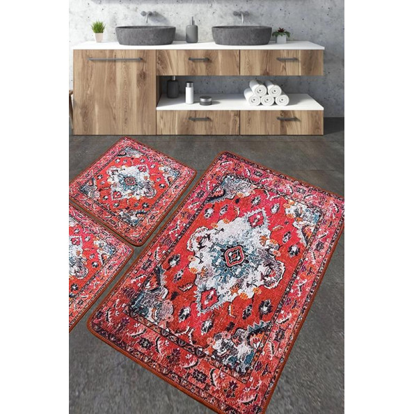 Набір ковриків для ванної кімнати Chilai Home AUTHENTIC 60х100 см + 50х60 см Набір ковриків для ванної кімнати Chilai Home AUTHENTIC 60х100 см + 50х60 см