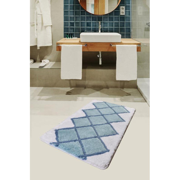 Коврик для ванної кімнати Chilai Home Havana Mavi 60x100 см Коврик для ванної кімнати Chilai Home Havana Mavi 60x100 см