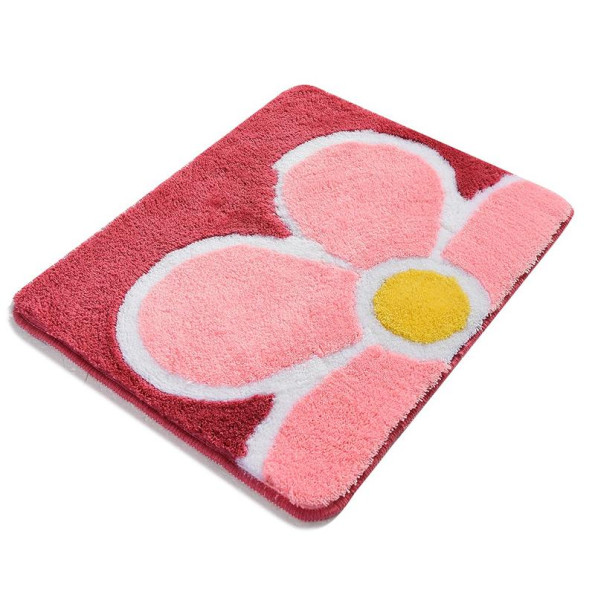 Коврик для ванной Chilai Home Flower Fusya 50x60 см