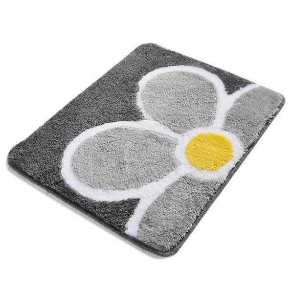 Коврик для ванної кімнати Chilai Home Flower Gri 50x60 см