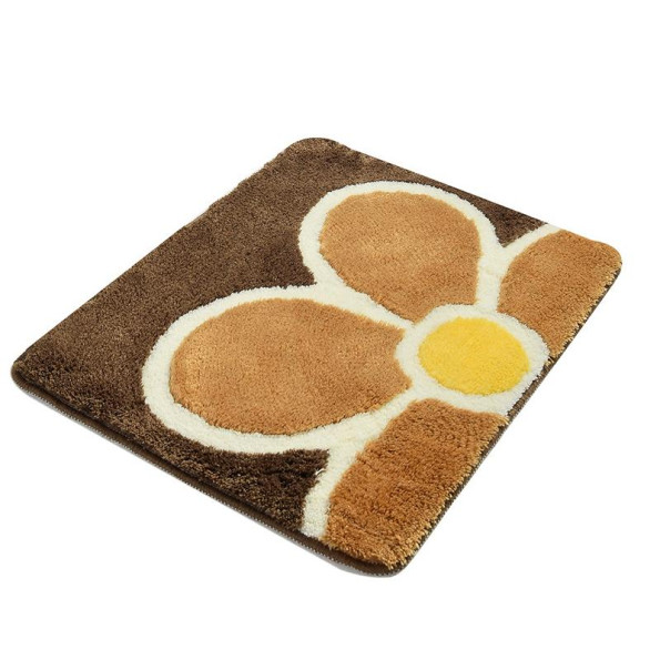 Коврик для ванної кімнати Chilai Home Flower Kahve 50x60 см Коврик для ванної кімнати Chilai Home Flower Kahve 50x60 см