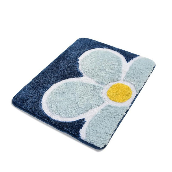 Коврик для ванної кімнати Chilai Home Flower Mavi 50x60 см
