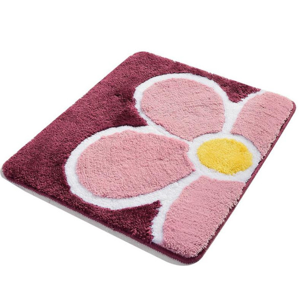 Коврик для ванної кімнати Chilai Home Flower Mor 50x60 см