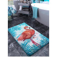 Коврик для ванної кімнати Confetti Flamingo Turkuaz 80х140 см