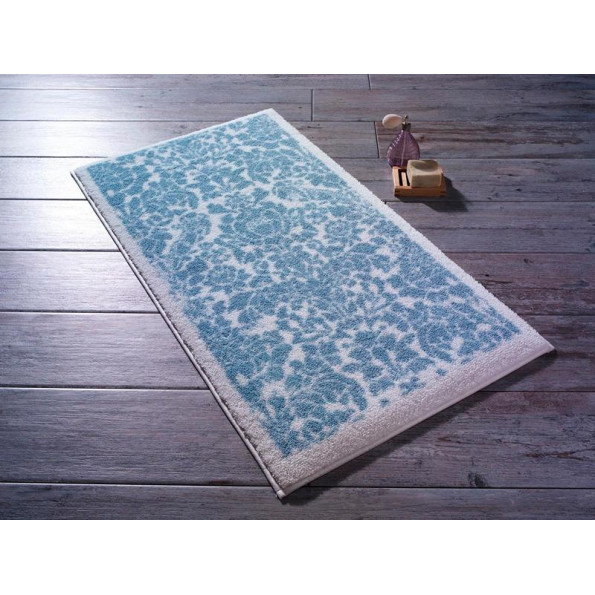 Коврик для ванної кімнати Confetti Stencil Antik Mavi 50x57 см Коврик для ванної кімнати Confetti Stencil Antik Mavi 50x57 см