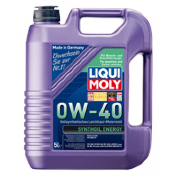 Синтетическое моторное масло - LIQUI MOLY Synthoil Energy SAE 0W-40 5 л.