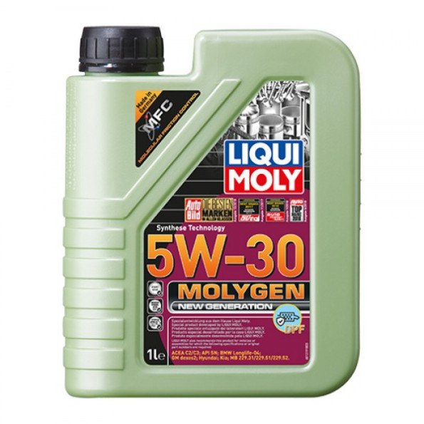 Синтетическое моторное масло - LIQUI MOLY Molygen New Generation DPF 5W-30 1 л.