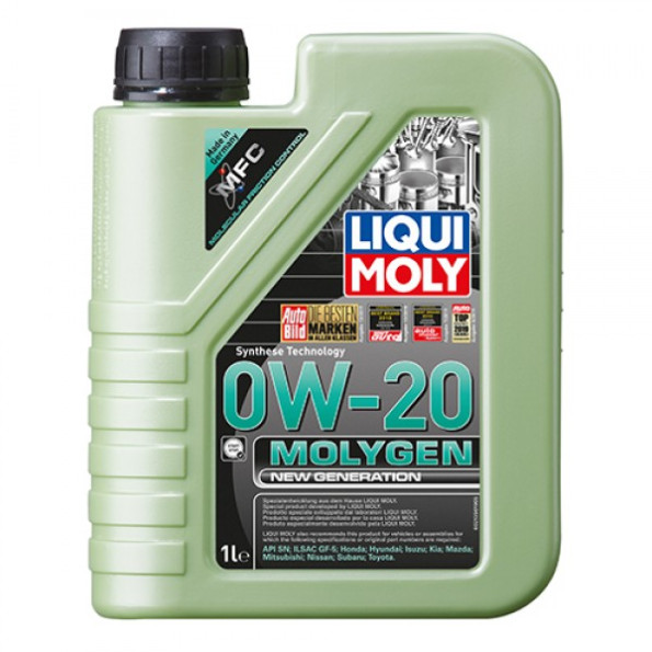 Синтетическое моторное масло - LIQUI MOLY Molygen New Generation 0W-20 1 л.