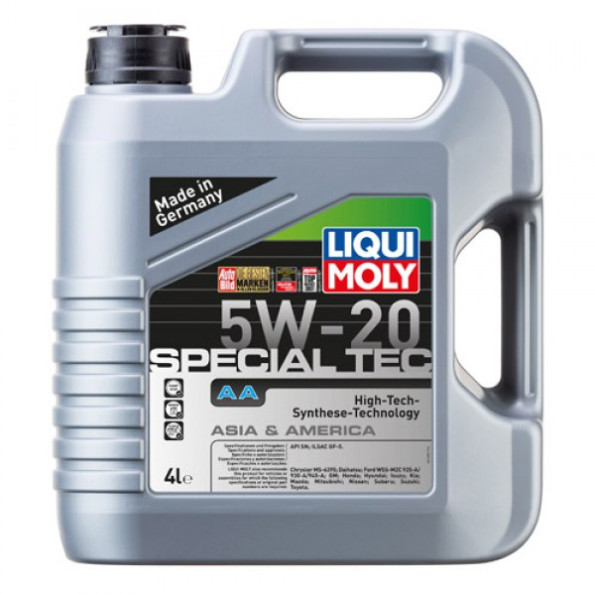 Синтетическое моторное масло - LIQUI MOLY SPECIAL TEC AA 5W-20 4 л.