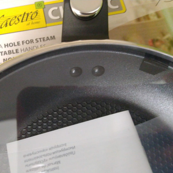 Сковорода 22 см с антипригарным покрытием Quan Tanium Maestro MR1207-22 -
                                                        Фото 2