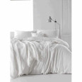 Полуторный комплект постельного белья SoundSleep Muslin white, ранфорс