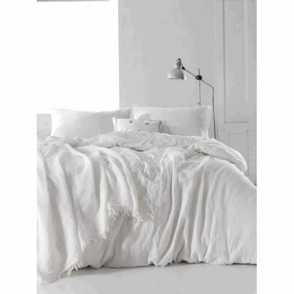 Семейный комплект постельного белья SoundSleep Muslin white